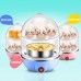 Egg Steamer 14 Egg Double-Layer Lazy Egg Steamer Large-Capacity Electric Boiled Egg Multifunction, Boiled Egg, Heated Milk, Heating, Etc. With Automatic Shutdown Function(Pink)